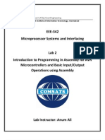 Micro Processor Lab 2 Manual