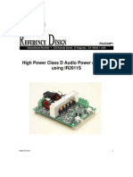 High Power Class D Audio Power Amplifier Using IR2011S