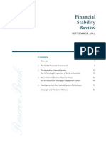 Rba Financial Stability Report Sep 2012