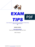 Exam Tips