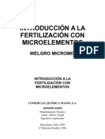 Fertilizacion Con Microelementos