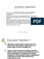 Ch.2 Discussion Questions: ITPM, PM & IT Context 1