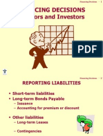 Financing Decisions Creditors and Investors