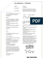 Revisão Ondulatória 1 Avaliação