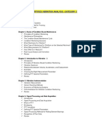 Course Content - BINDT Certified Vibration Analysis Category-2