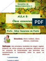 Aula 8. Oleos Essenciais