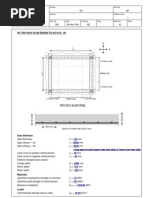 RC Two Way Slab Design (ACI318-05)