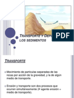 Transporte y Depósito de Los Sedimentos