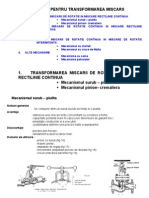 Mecanisme Pentru Transformarea Miscarii