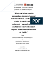 Efecto de La Intervención Psicopedagógica en El Adulto Mayor PDF