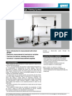 Strain Gauge Training System: Page 1/3 02/2011