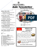 Newsletter 3.11.13