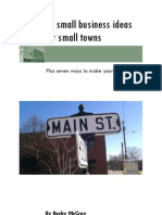 20 Small Business Ideas For Small Towns