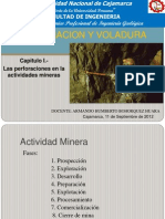 Cap. 01. - Las Perforaciones en Las Actividades Mineras