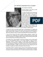 La Fundación Del Partido Comunista Del Ecuador Es