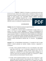 Acuerdo V - Superior Tribunal de Justicia de Corrientes PDF