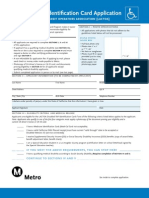 Disabled TAP Identi Cation Card Application: Los Angeles County Transit Operators Association (Lactoa)