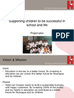 Supporting Children To Be Successful in School and Life: Project Plan