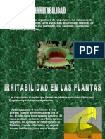 Irritabilidad de Las Plantas