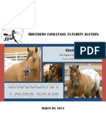 2013 BCF Stallion Auction Catalog