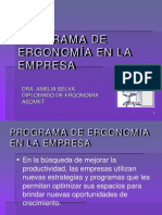 Tema 9 Programa Administrativo de Ergonomia