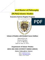 M.phil Course Outlines