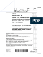 Edexcel GCE: Further Pure Mathematics FP1 Advanced/Advanced Subsidiary