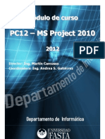 Curso Universidad FASTA - MS Project 2010