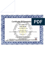 Tom's CPR Certificate