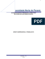 Trabalho de Direito Empresarial e Trabalhista