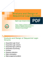 Analysis and Design of Sequential Logic Circuits