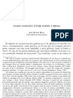 GUIDO GOZZANO ENTRE POESÍA Y PROSA (Fin 19s, Début 20s)