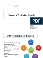 Green ICT Market Trends: Pete Foster Partner The Green IT Report March 2012