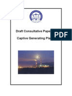 Draft Consultative Paper On Captive Generating Plants