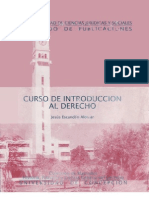 Curso de Introduccion Al Derecho