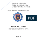 Petrologia Ignea