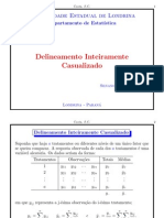 Delineamento Inteiramente Casualizado