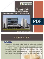 Evaluación de La Calidad Fisicoquímica, Higiénica y Sanitaria de La Leche Cruda - Xiiconia2012 - Unprg-Lambayeque