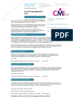 CMI Level 3 First Line Management Qualifications Guide