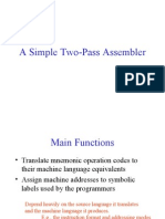 Simple Pass2 Assembler