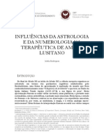 Influências Da Astrologia e Da Numerologia Na Terapêutica de Amato Lusitano