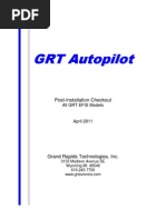 GRT Autopilot Post-Installation Checkout