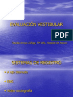 Evaluación Vestibular