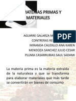 2.5 Materias Primas