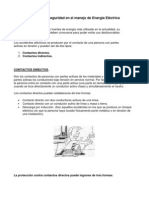 Medidas de Seguridad en El Manejo de Energía Eléctrica