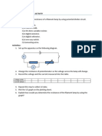 Igcse Physics Practical Activity (Potential Divider)