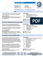 Training Flyer - IsO 9001 Public Trainings Rev2