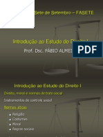 Aula 2 de IED I - Direito, Moral e Costumes Sociais