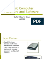 Basic Computer Hardware and Software