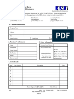 ASI Product Order Form For New International Customers: 1. Company Information